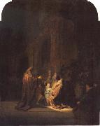 REMBRANDT Harmenszoon van Rijn, The Presentation of Jesus in the Temple